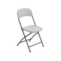 STREAMY καρέκλα πτυσσόμενη [ Ε501 ] PP Λευκή Διαστάσεις: 45x48x83 cm