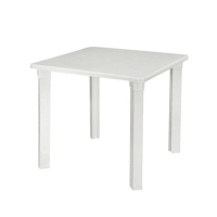 Tραπέζι πλαστικό Λευκό (80x80x72 cm)