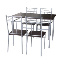 HOKEY Set (Τραπέζι+4 Καρέκλες) [ ΕΜ9780 ]