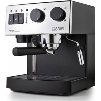 BRIEL μηχανή espresso ES62A, 19 bar, μαύρη